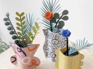 crea-workshop: Vazen en Bloemen uit Papier