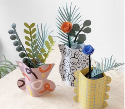 crea-workshop: Vazen en Bloemen uit Papier