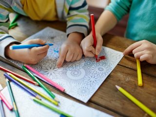 kleuren voor volwassenen en kinderen